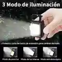 Mini Linterna 3 Modos De Luz Potente, Recargable Usb, Iman Llavero, Destapador