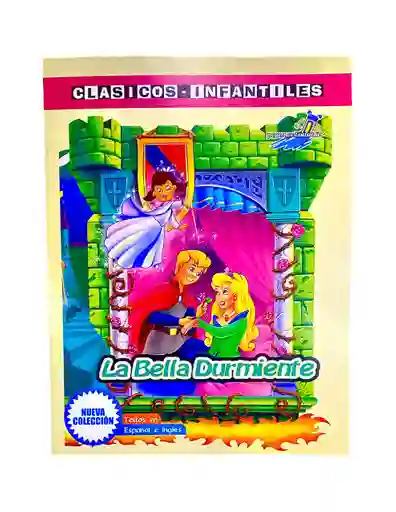 Cuento Para Colorear La Bella Durmiente Ingles Español 17 Paginas