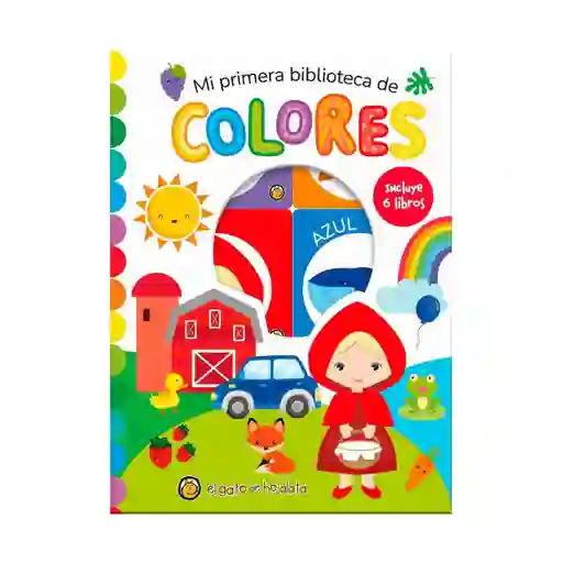 Libro Infantil Mi Primera Biblioteca De Colores 6 Minilbros