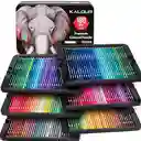 Kit De Lápices Colores Premium 180 Tonos Cromáticos Estuche