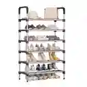 Organizador Zapatero Metálico 6 Niveles Shoe Rack Color Negro