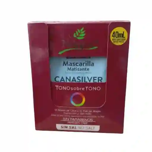 Naissant Mascarilla Matizante Cana Silver 12 Sobres X40ml