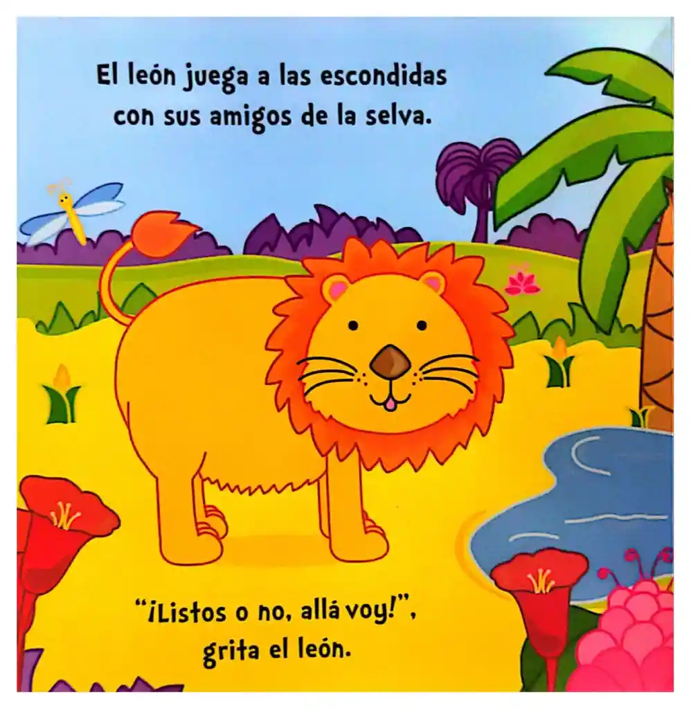 Libro Infantil Texturas Escondidas En La Selva Para Niños