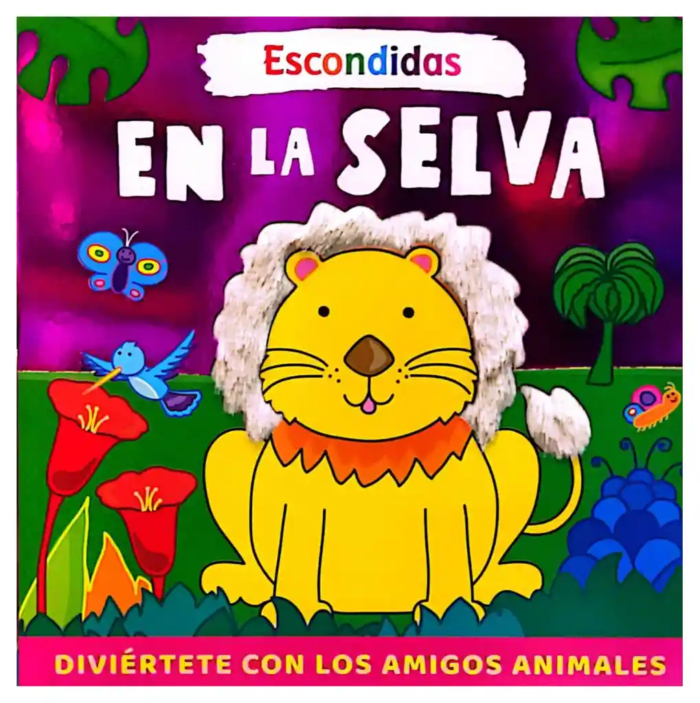 Libro Infantil Texturas Escondidas En La Selva Para Niños