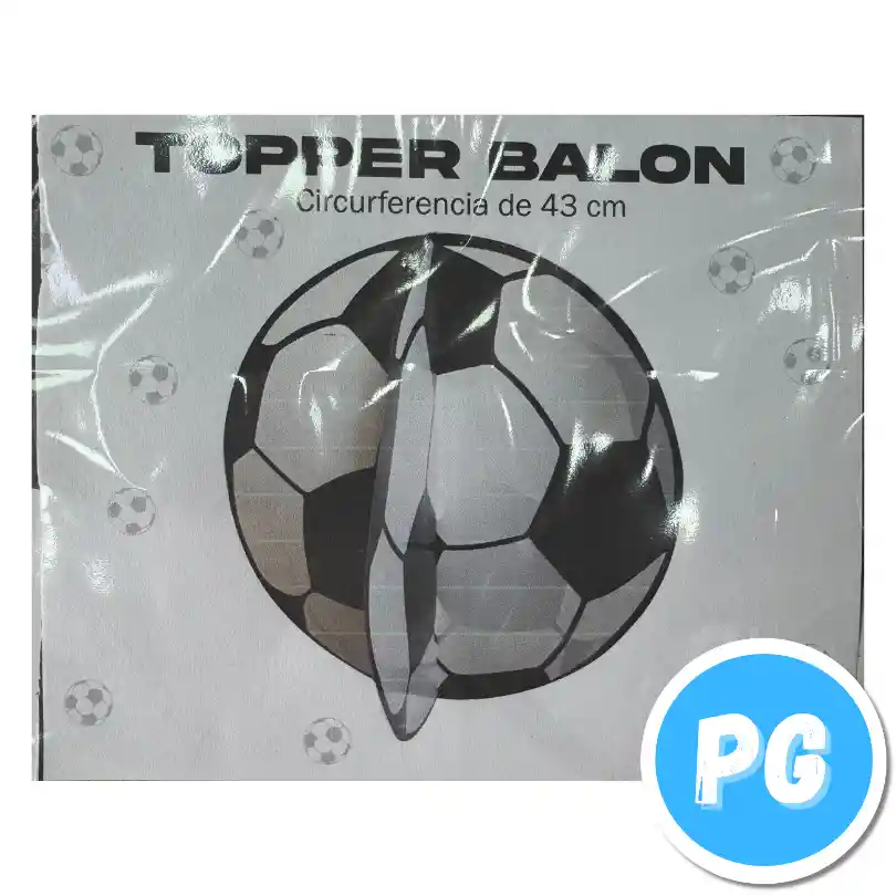 Balon Futbol Grande 43 Centimetros Colgante Topper Copa America 2024 Decoracion