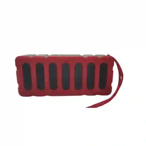 Parlante Recargable Altavoz Bluetooth Salpicable Radio Fm Ml-113 Color Rojo