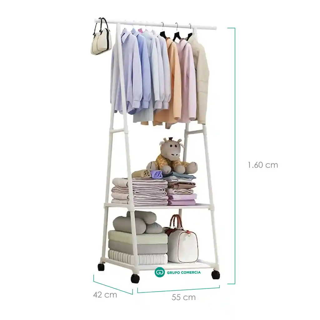 Organizador De Ropa Perchero Closet Armable Coat Rack