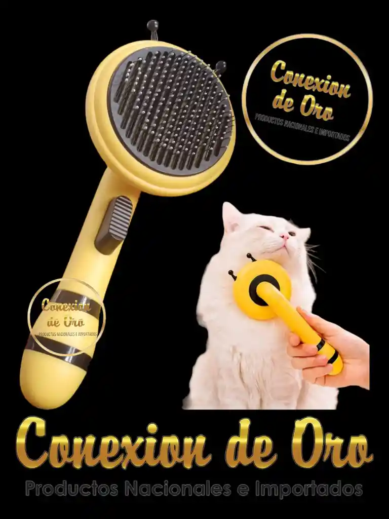 Cepillo Quita Pelusas Para Mascotas Abeja