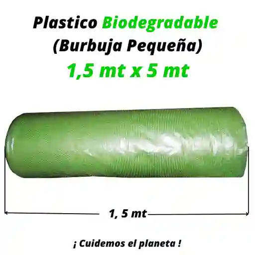 Plastico Burbuja Biodegradable Empaque 1.5 Mt X 5 Mt