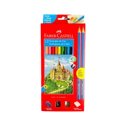 Colores Faber Castell Ecolápices X 12 +2 Ecolápices De Grafito