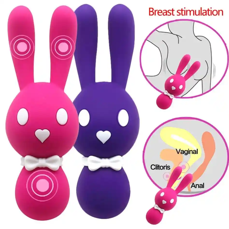 Juguete Vibrador Boo Forma De Conejito.