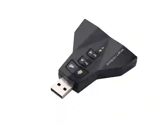 Adaptador De Sonido Por Usb 7.1 Virtual Channel Externo