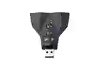 Adaptador De Sonido Por Usb 7.1 Virtual Channel Externo