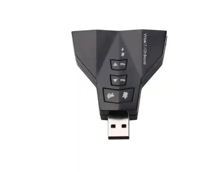 Adaptador De Sonido Por Usb 7.1 Virtual Channel Externo