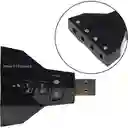 Adaptador De Sonido Por Usb 7.1 Virtual Channel Externo