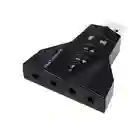 Adaptador De Sonido Por Usb 7.1 Virtual Channel Externo