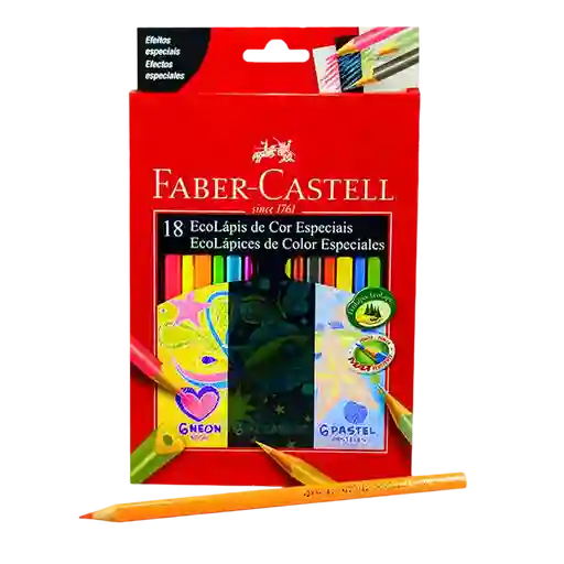 Colores Faber Castell Ecolápices Especiales X 18