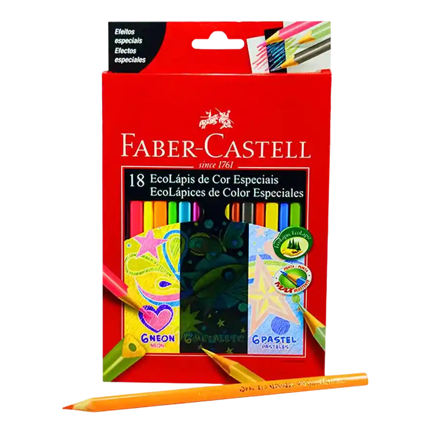 Colores Faber Castell Ecolápices Especiales X 18