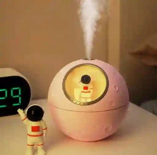 Humidificador Astronauta + Esencia (rosado)