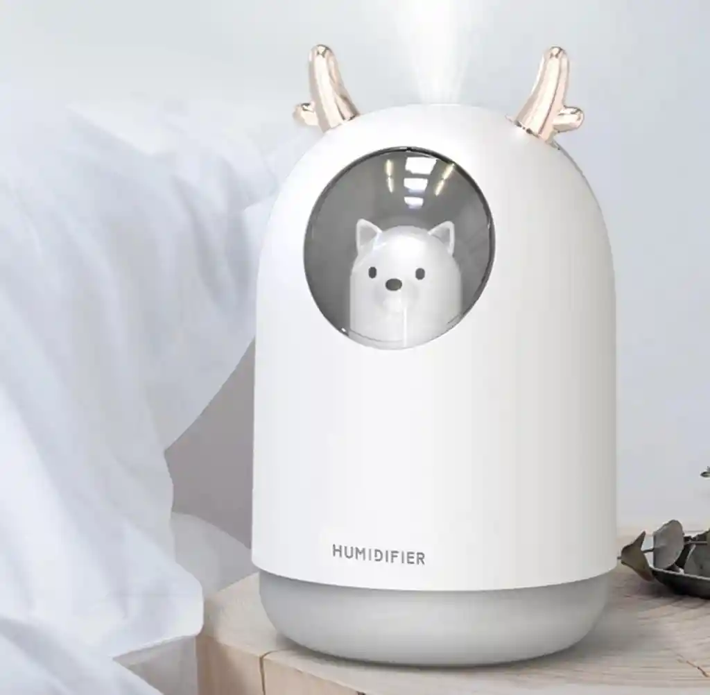 Humidificador Oso Polar + Esencia (blanco)