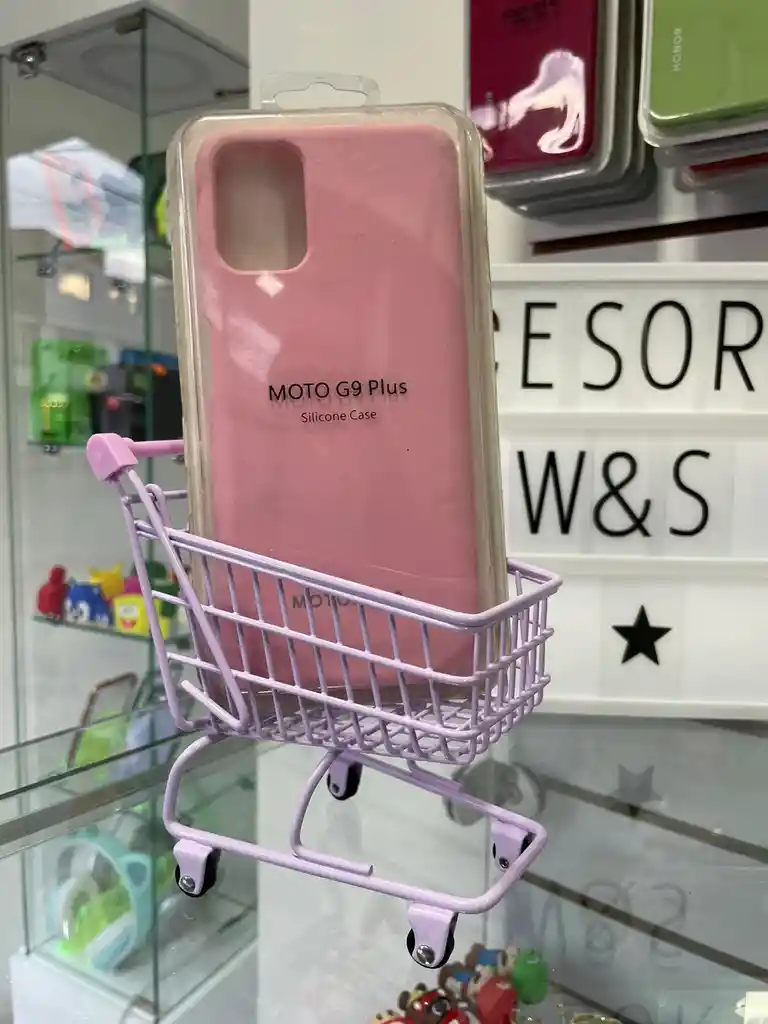 Silicon Case Motorola G9 Plus Rosada