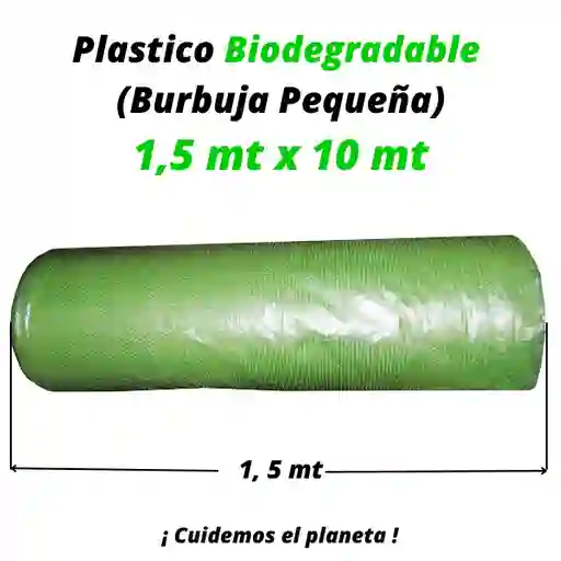 Plastico Burbuja Biodegradable Empaque 1.5 Mt X 10 Mt