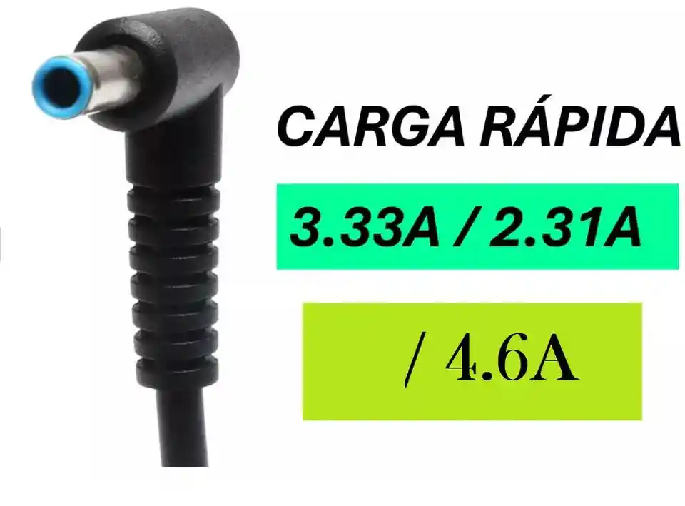 Cargador Compatible Para Portatil Hp Punta Azul 19.5v 4.62a 90w (punta): 4.5*3.0mm Pavilion Envy Stream Touchs
