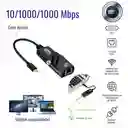 Adaptador Convertidor Tipo C Ethernet 10/100/1000 Mbps