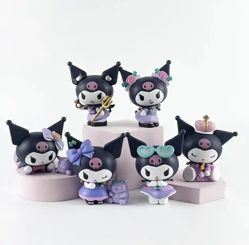 Figura Colección Sanrio Kuromi X6