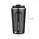 Vaso De Café Mug Térmico Acero Inoxidable Pantalla Led Negro