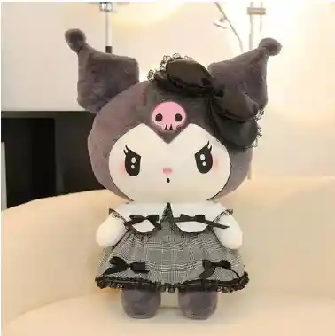 Muñeca De Peluche Kuromi De Hello Kitty Color Negro