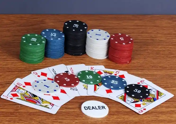 Póker Profesional Casino Chips Caja Metálica 80 Fichas Y Cartas