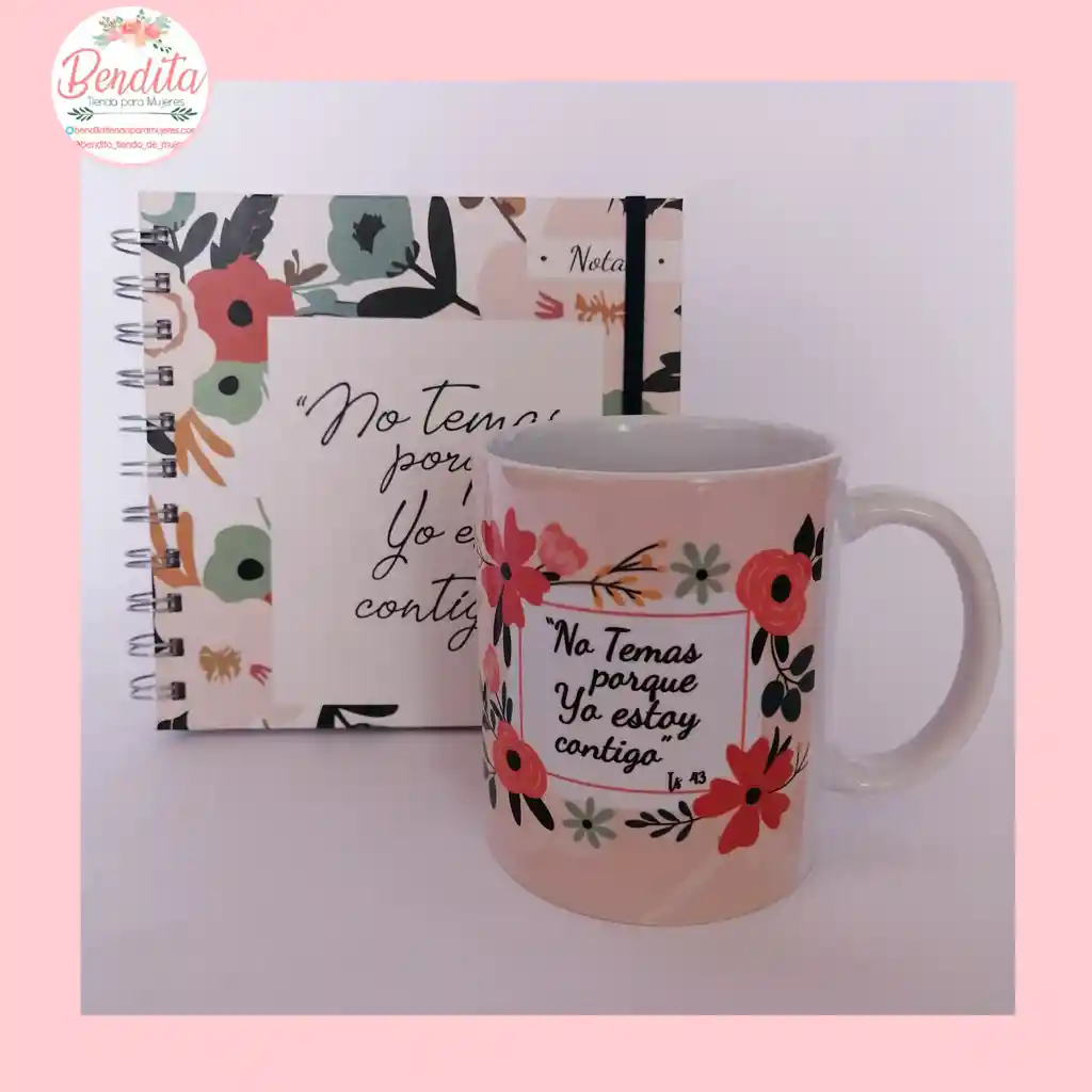 Libreta Y Mug No Temas