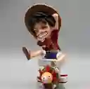 Figura De Colección One Piece Monkey D. Luffy Thousand Sunny