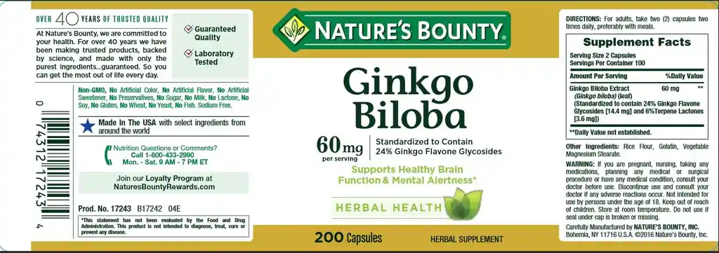 Ginkgo Bilova