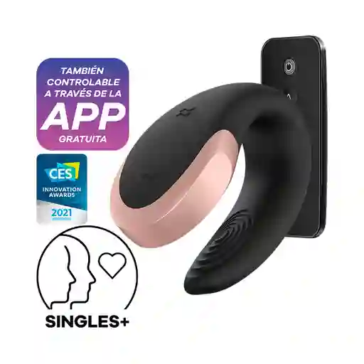 Vibrador Double Love Negro Satisfyer