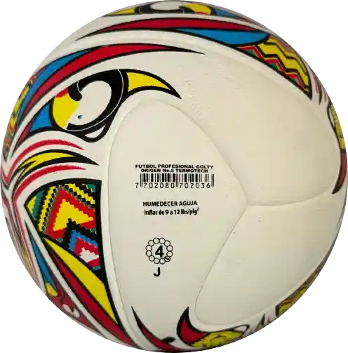 Balón De Fútbol Prof Golty Origen N.5 Betplay 2024/ Blanco