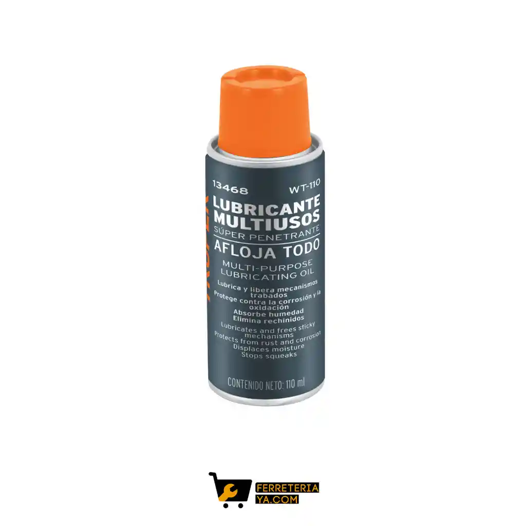 Limpiador Aflojatodo 110 Ml Aerosol Truper 13468