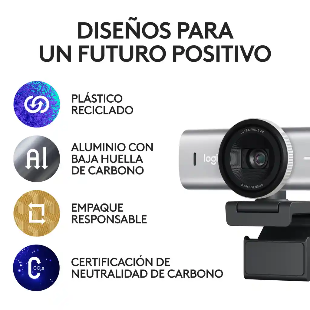 Cámara Web 4k Premium Ai / Logitech Mx Brio 705 For Business