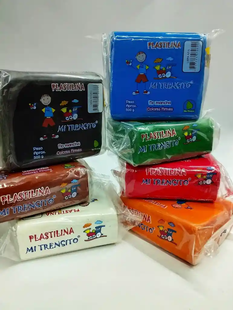 Plastilina X Libra- Tonos Masculinos Colores Surtidos