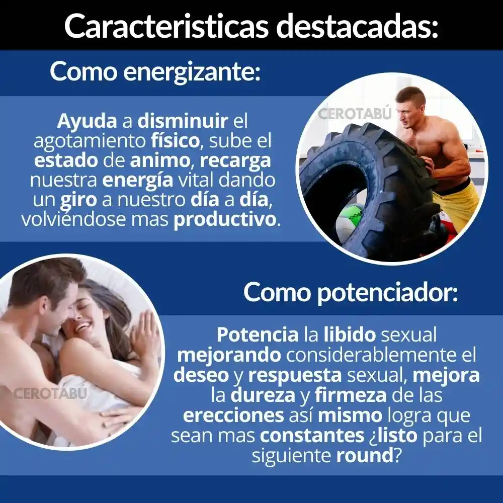 Potenciador Sexual Masculino Natural Ereccionduradera X8unds