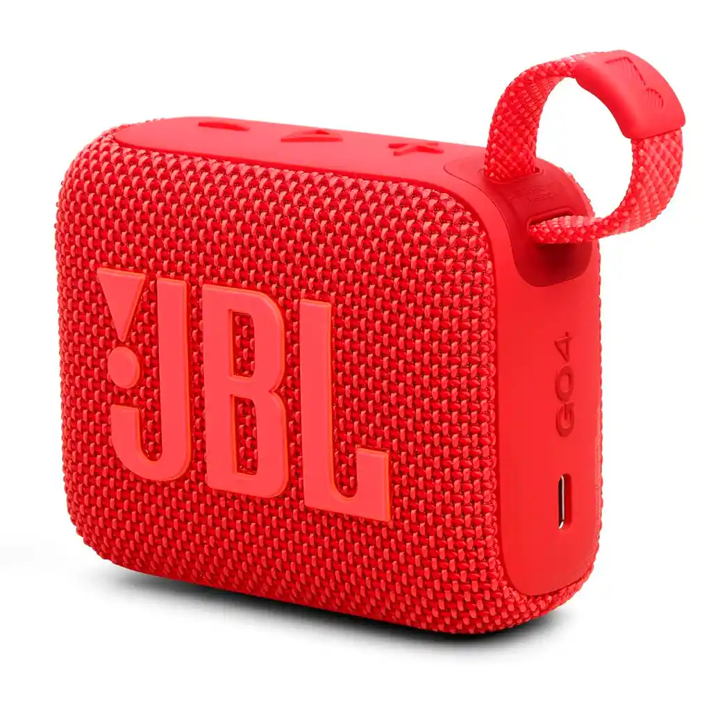 Parlante Bluetooth Jbl Go 4 7h Resiste Agua Rojo