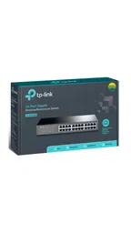 Switch Tp-link 24 Puertos 10/100/1000 - Tl-sg1024d - Para Escritorio Y Montaje En Rack