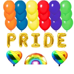 Globos Decoración Pride Orgullo Fiesta 26 Und Celebración