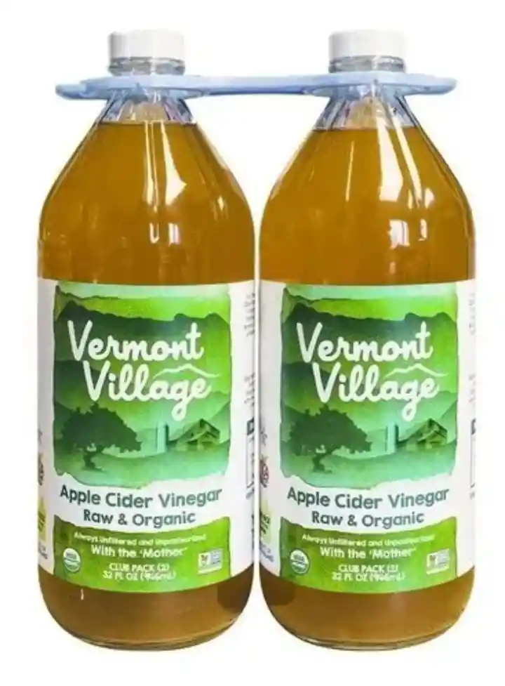 Vermont Vinagre De Sidra De Manzana Orgánico Village X 2 Frascos