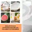 Tapas Elásticas De Silicona Reutilizables Para Recipientes