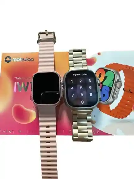 Smart Watch Rosado Mini Ultra Mobula Iw10