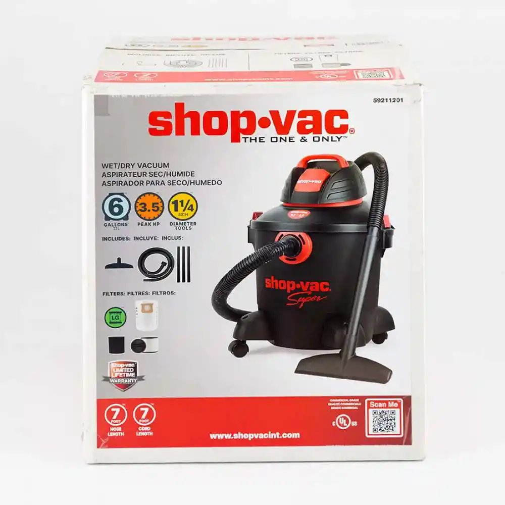 Aspiradora Shop Vac 59211201 Negro 40x48x42cm