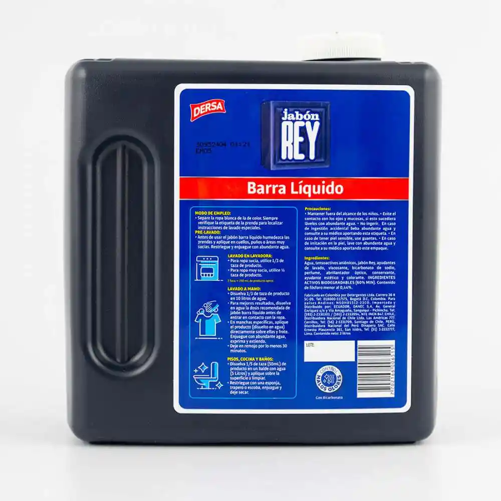 Detergente Rey Liquido 2l