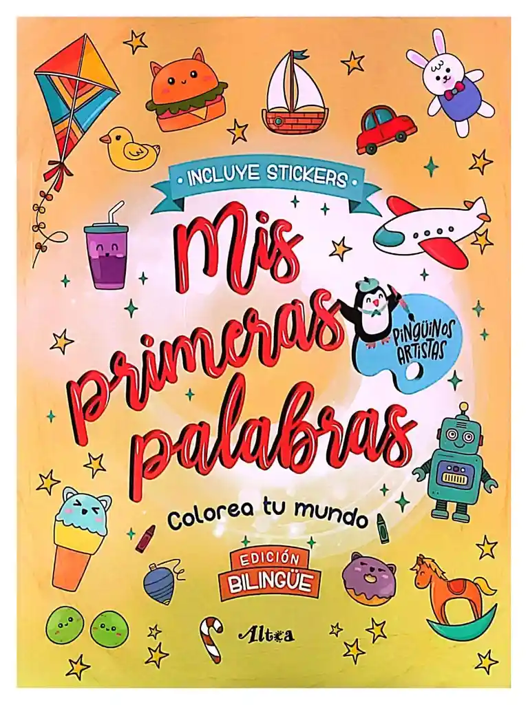 Libro Infantil Mis Primeras Palabras Bilingüe Para Niños